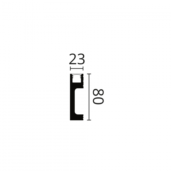 Напольный плинтус IL10